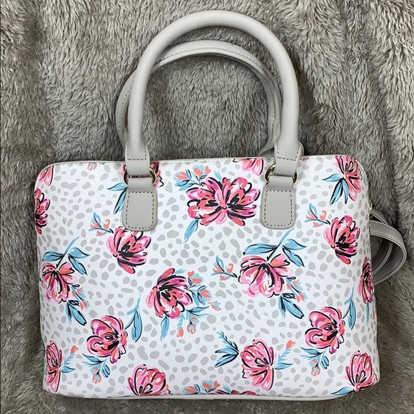 NWT. Betsey Johnson floral satchel crossbody. - Picture 2 of 8